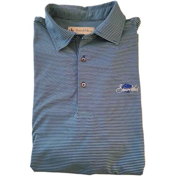 Donald Ross Mens Striped Golf Shirt Size XL - Picture 1 of 8